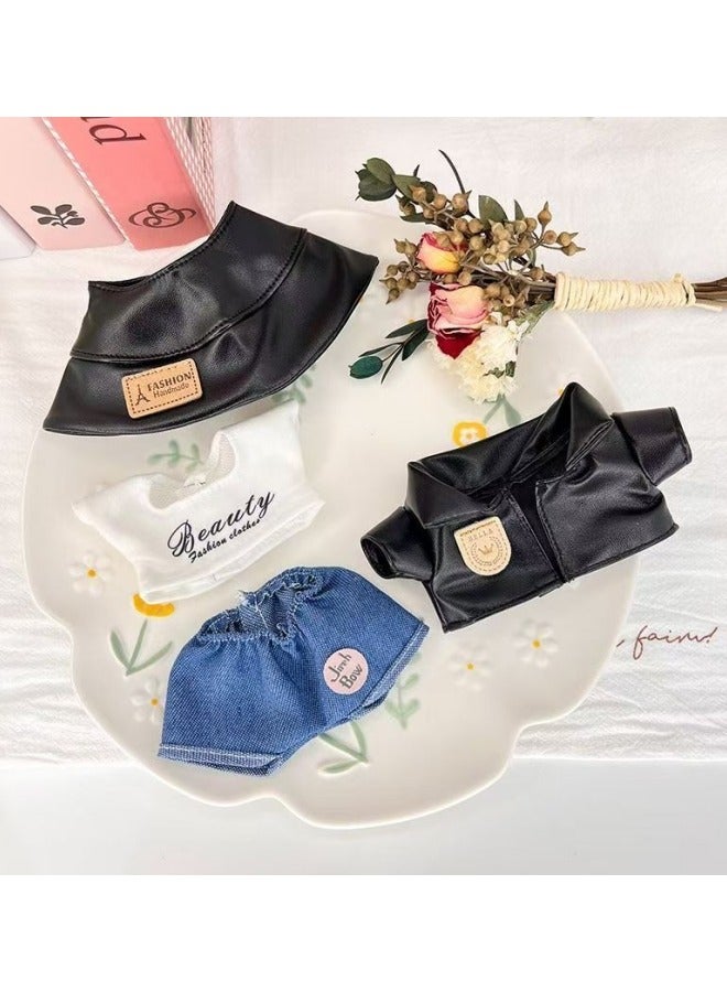 GGEROU Outfits for Labubu, Clothes for Labubu Ropa para stylish Accessories 17cm Doll Cloth(B) - Image 1