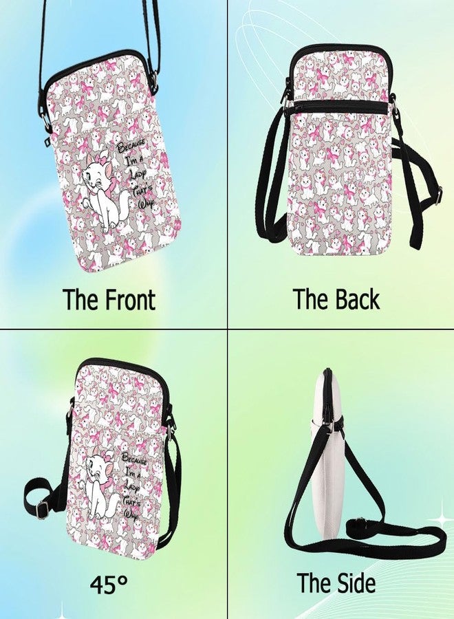 G2TUP Cartoon Cat Crossbody Bag Cats Lover Gifts Because I'm a Lady Shoulder Bag Cartoon Movie Themed Merch (Because I'm a Lady Cb) - Image 3