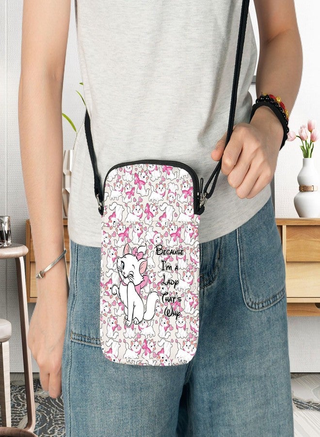 G2TUP Cartoon Cat Crossbody Bag Cats Lover Gifts Because I'm a Lady Shoulder Bag Cartoon Movie Themed Merch (Because I'm a Lady Cb) - Image 5
