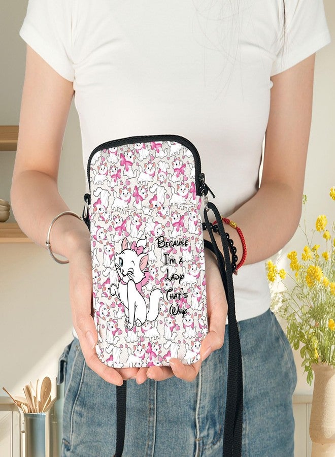 G2TUP Cartoon Cat Crossbody Bag Cats Lover Gifts Because I'm a Lady Shoulder Bag Cartoon Movie Themed Merch (Because I'm a Lady Cb) - Image 4