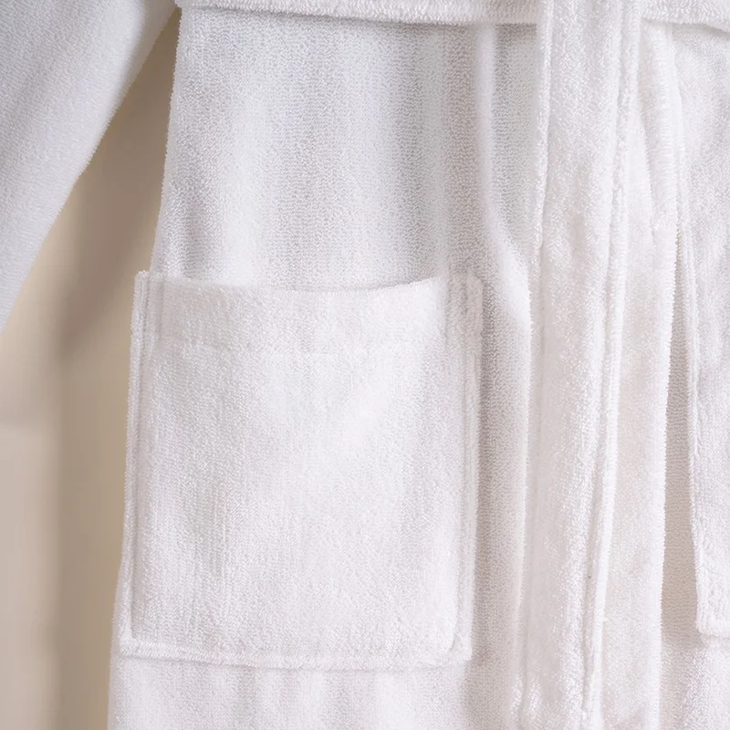 Penelope 100% Cotton Bathrobe XL White - Noa Series