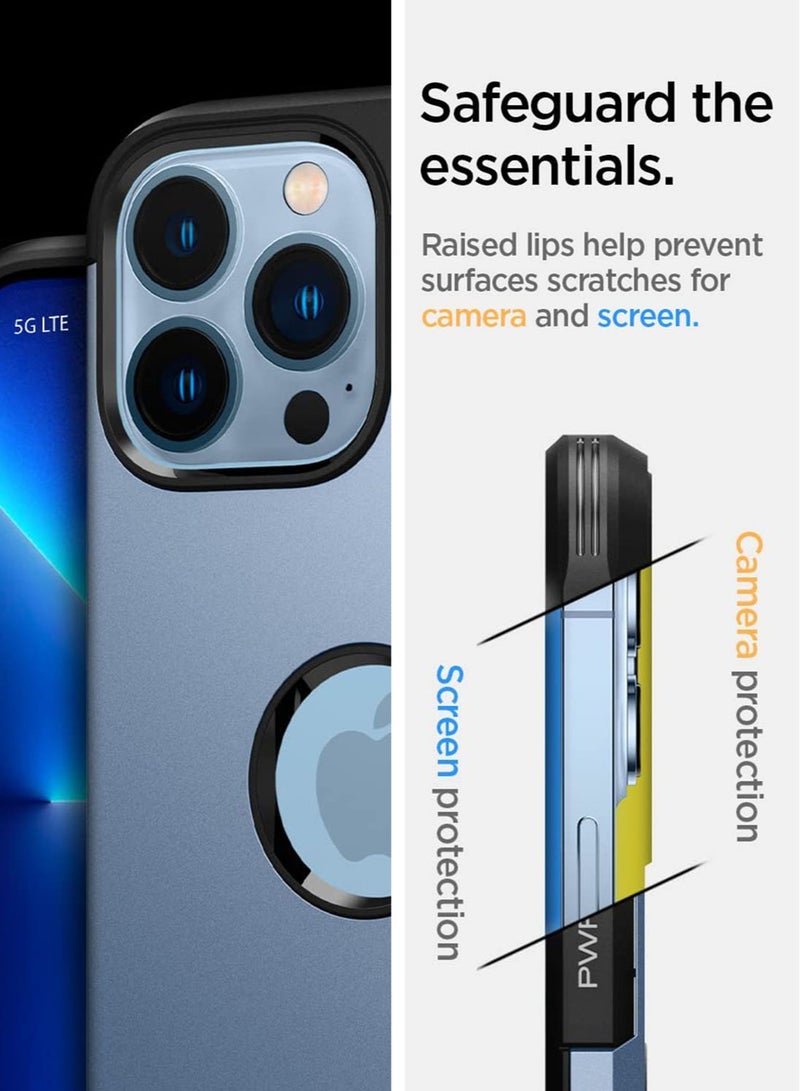Spigen Tough Armor For iPhone 13 Pro Case Cover With Extreme Impact Foam - Sierra Blue - Image 2