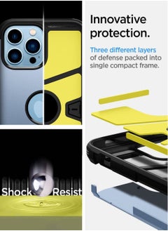 Spigen Tough Armor For iPhone 13 Pro Case Cover With Extreme Impact Foam - Sierra Blue  - Image 4