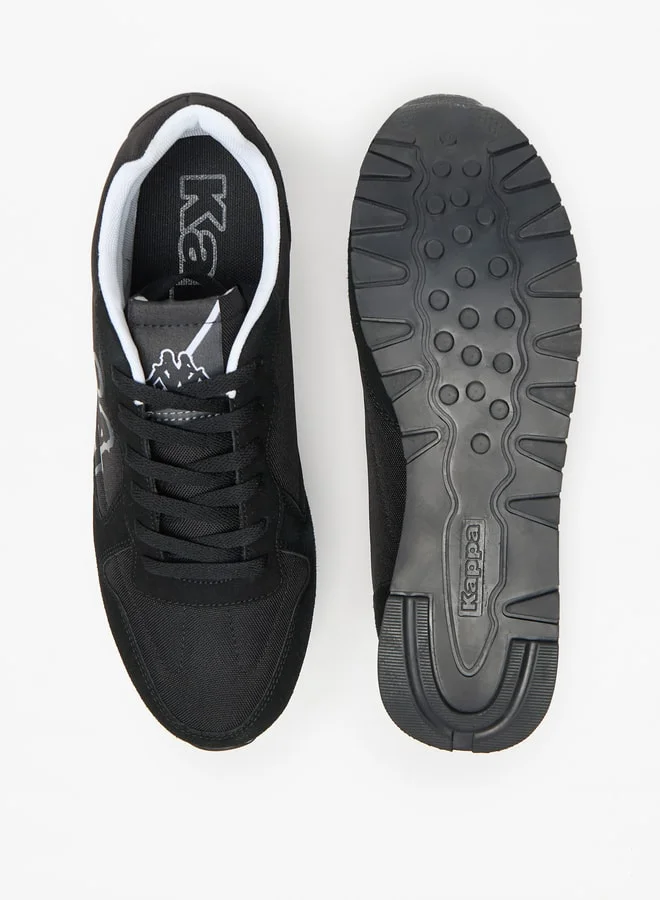 كابا Men's Logo Print Sports Shoes with Lace-Up Closure
