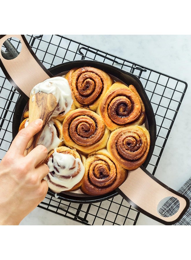 Cabilock Glass Fiber Baking Mat for Oven Bread Baking Long Handles Sling Baking Mat Dough Bread Sling Baking mat to Transfer for Dough Reusable Baking Mats - Image 4