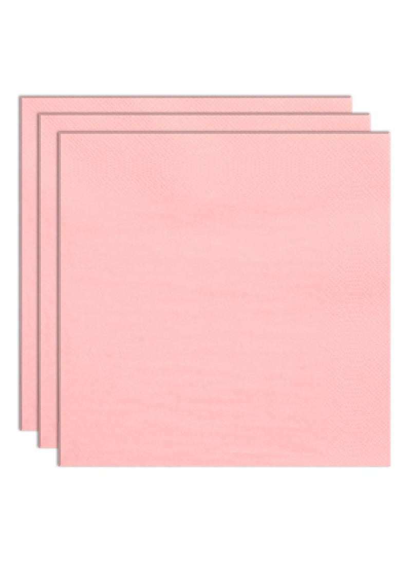 Pink Paper Napkins 24cm 20-Pack