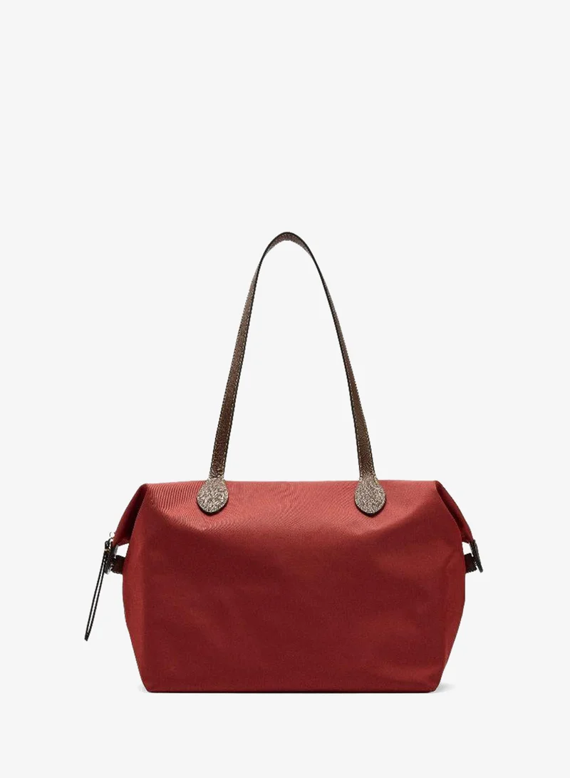 PARFOIS Red Plain nylon shopper bag for Women | Best Price UAE