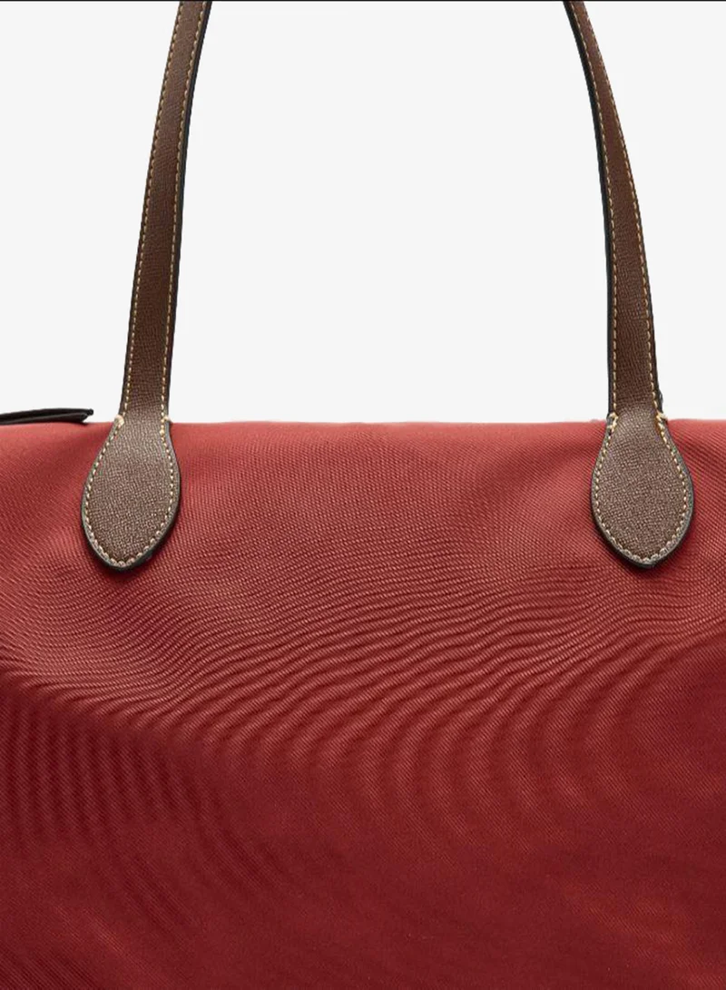 PARFOIS Red Plain nylon shopper bag for Women | Best Price UAE