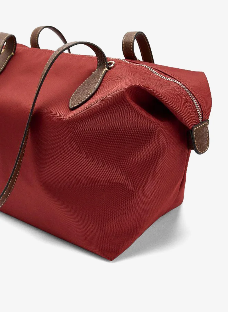 PARFOIS Red Plain nylon shopper bag for Women | Best Price UAE