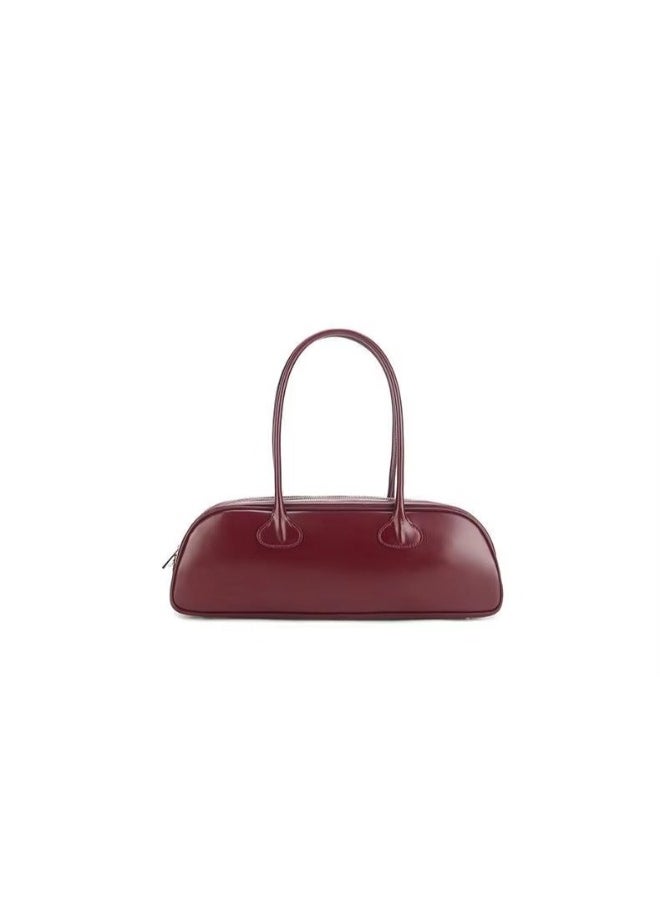 Rup Art Ladies Vintage Handbag - Timeless Fashion PU Leather Bowling Bag, Spacious & Stylish Design  - Image 4