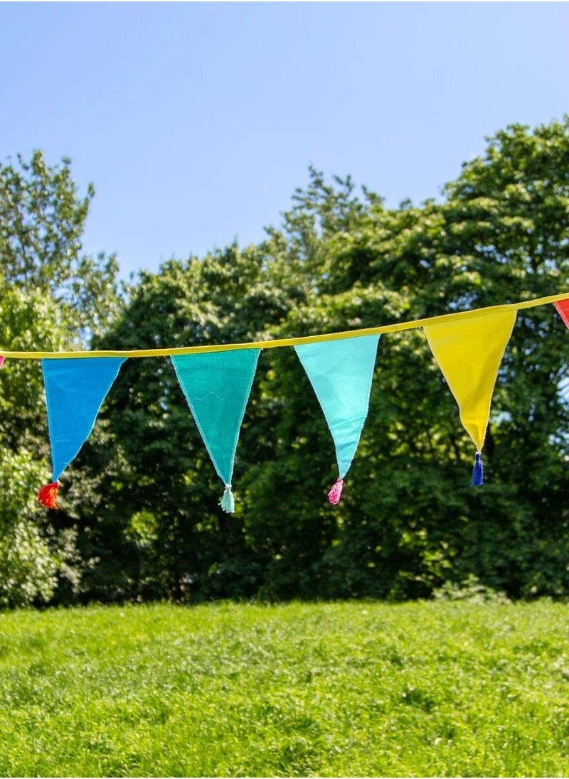 Talking Tables Brights Fabric Bunting 3m/10ft  - Image 2