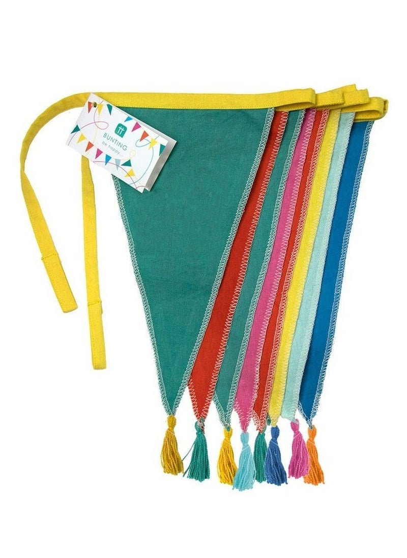 Talking Tables Brights Fabric Bunting 3m/10ft  - Image 4