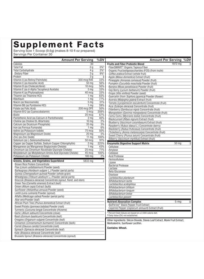 Force Factor FORCE FACTOR Smarter Greens Daily Wellness Powder 2-Pack to Support Energy, Immunity & Digestion, Greens Powder, Superfood Powder with Vitamins, Minerals & Probiotics, Unflavored, 60 Servings  - Image 5