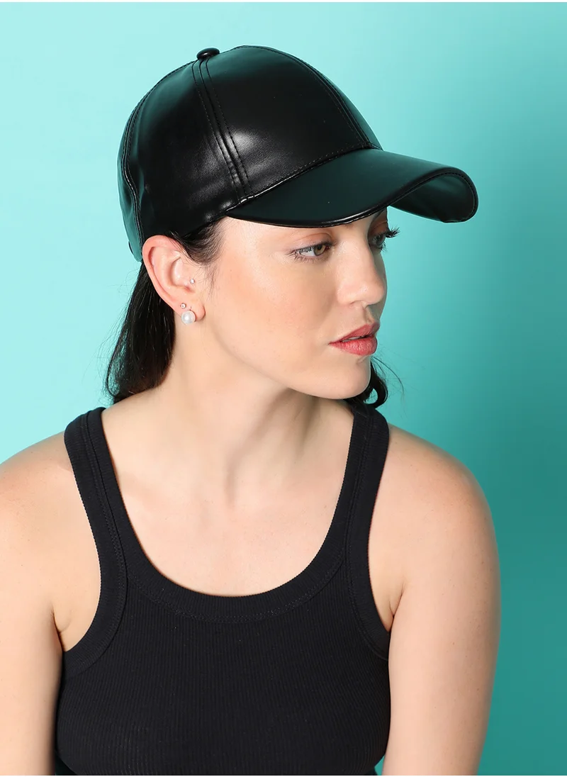 Haute Sauce Black Solid Baseball Cap