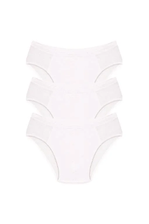 Akbeniz Men's Cotton 3-Piece White Slip 40129