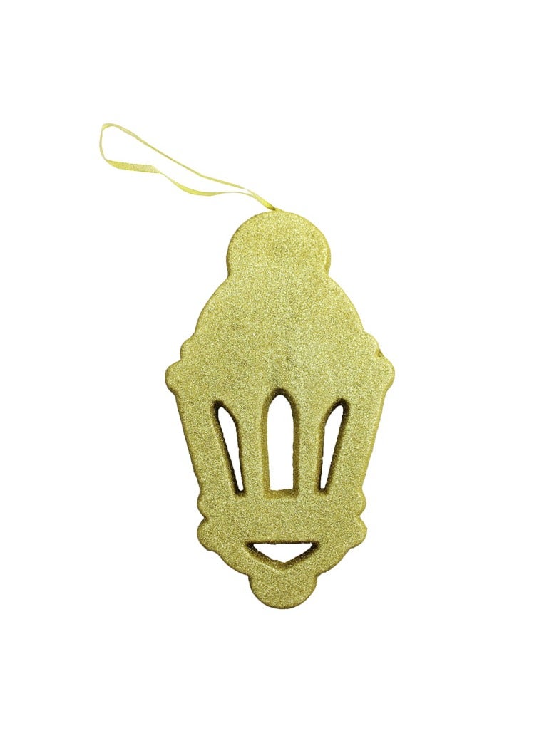 PARTY FUN Glittering Hanging Lantern 30cm of Golden Elegance  - Image 1