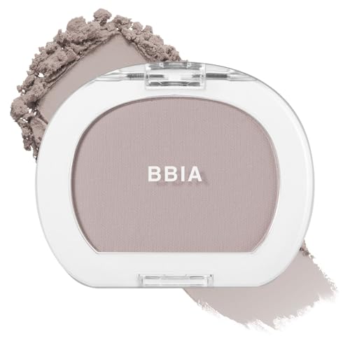 BBI@ BBIA BBIA Last Blush NEW 15 Colors Cheek Blush Shaping Shading Contour Highlight LongLasting Matte Finish Natural Shades Buildable Blendable Daily Korean Face Makeup 12 GRAYISH Pack of 1 - Image 1