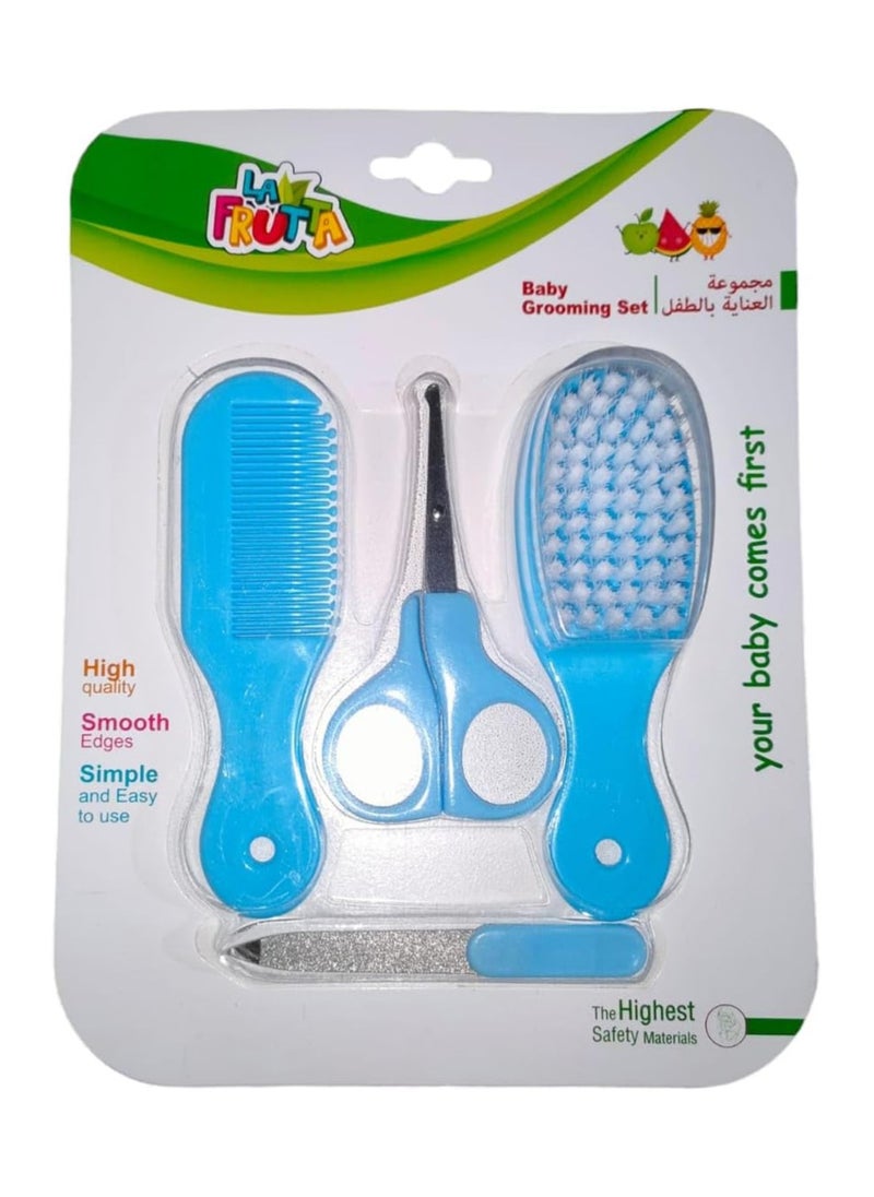 La Frutta La Frutta Baby Care Set Hair Brush - Comb -Scissors -File - Multicolor  - Image 1