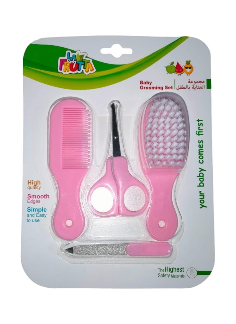 La Frutta La Frutta Baby Care Set Hair Brush - Comb -Scissors -File - Multicolor  - Image 2