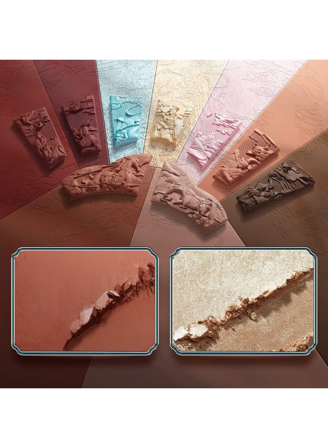 Florasis Floral Engraving Odey Makeup Palette (The Encounter) - Image 3