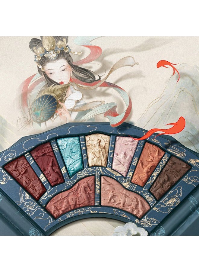 Florasis Floral Engraving Odey Makeup Palette (The Encounter) - Image 4