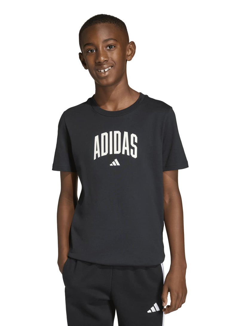 Adidas Collegiate Graphic T-Shirt Junior - Image 1