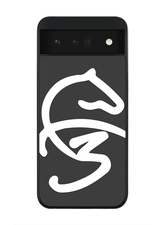 Stylizedd Rugged Black edge case for Google Pixel 6 5G Slim fit Soft Case Flexible Rubber Edges Anti Drop TPU Gel Thin Cover -  Faz3 Style Grey - Image 1