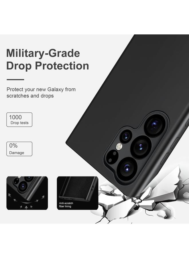 S-TOP Case For Samsung Galaxy S25 Ultra 5G MagSafe Magnetic Liquid Silicone Phone Case - Image 4