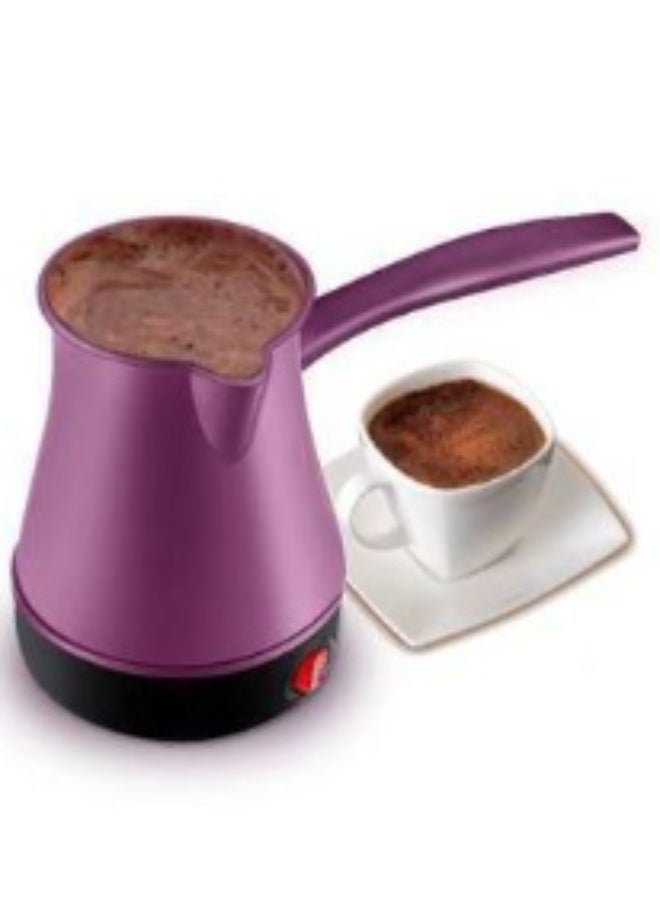 Sinbo 1 Piece Electric Turkish Coffee Maker Pot 500ml with 800W Power Compact Multicolor Espresso Kettle with Indicator Light and Dry Burn Protection for Home Office and Travel Use - Image 3