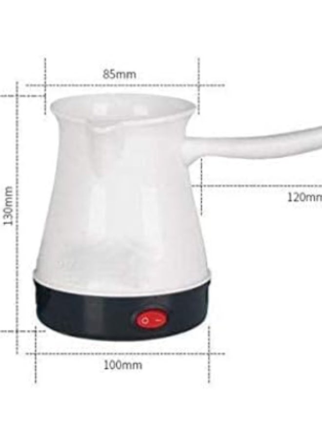 Sinbo 1 Piece Electric Turkish Coffee Maker Pot 500ml with 800W Power Compact Multicolor Espresso Kettle with Indicator Light and Dry Burn Protection for Home Office and Travel Use - Image 5