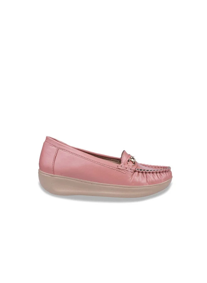 شوتوبيا Shoetopia Upper Metalic Buckle Detailed  Loafers for Women & Girls