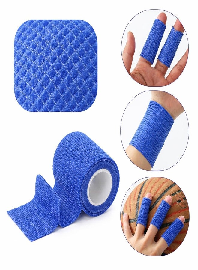 CareVego® Self Adhesive Bandage Wrap, 6 Pack, 5CM * 4.5CM, Cohesive Bandages, Medical Wrap, Elastic Bandage Wrap, Self Sticking Bandage Tape (Blue Color) - Image 5