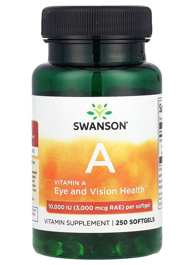 Vitamin A 10000 IU (3000 mcg RAE) 250 Softgels