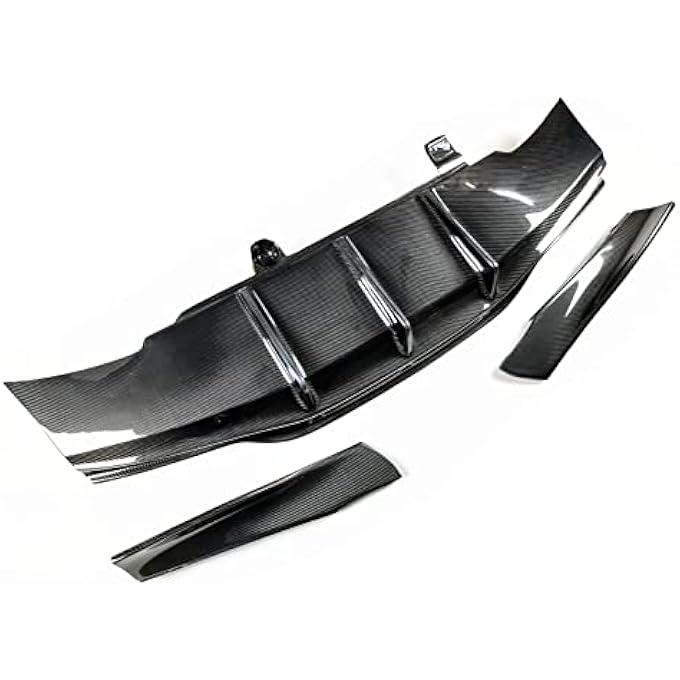 AUSMILA Carbon Fiber Rear Bumper Diffuser For Mercedes-Benz C63 AMG S Coupe 2 Door 2015-2021 - Image 2