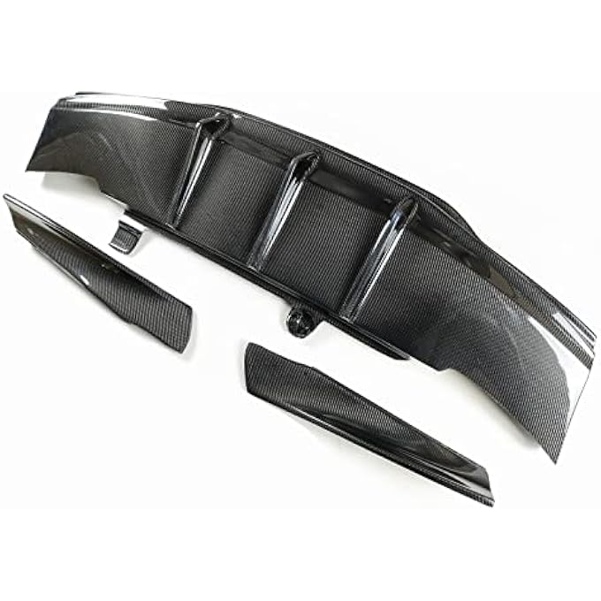 AUSMILA Carbon Fiber Rear Bumper Diffuser For Mercedes-Benz C63 AMG S Coupe 2 Door 2015-2021 - Image 3
