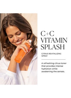 natura Bisse C+C Vitamin Splash Citrus Revitalizing Mist Revitalizes Refreshes & Hydrates 7 Oz  - Image 2