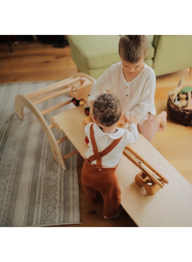 Kinderfeets Pikler Duo Ramp & Slide - 12 Months+ - Image 2