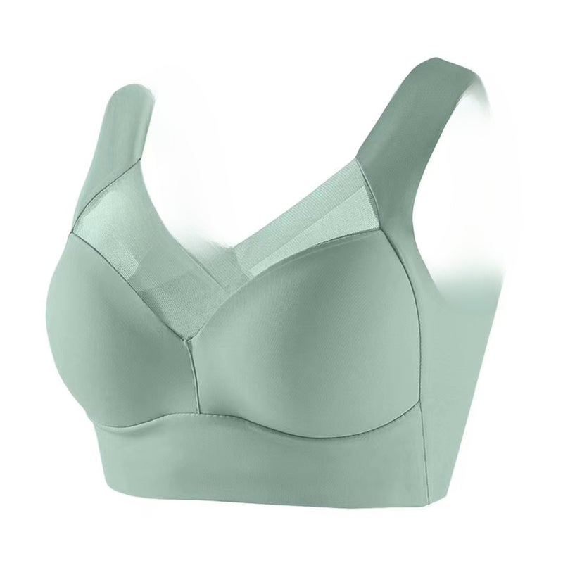 سوتيان رياضي بدون خياطة من حرير الثلج الصيفي للنساء بلون القهوة - Image 2