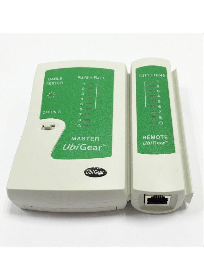 UbiGear UbiGear® Network/Phone Cable Tester + RJ11/RJ12/RJ22/RJ45 Crimp Crimper +100 RJ45 CAT5 CAT5e Connector Plug Network Tool Kits (Crimper315)  - Image 3