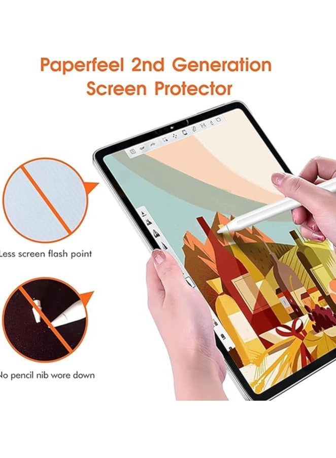 erorex 2Pack Screen Protector Paperfeel Compatible with Lenovo Tab M11 11" 2024 TB330FU, Anti-Glare Matte Film Shatterproof Scratch-Resistant Clear Screen Protector for Lenovo Tab M11 11" 2024 TB330FU - Image 3