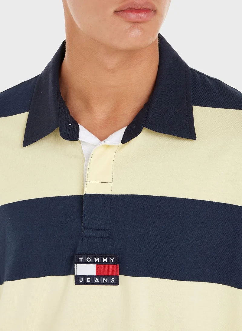 TOMMY JEANS Colorblock Polo