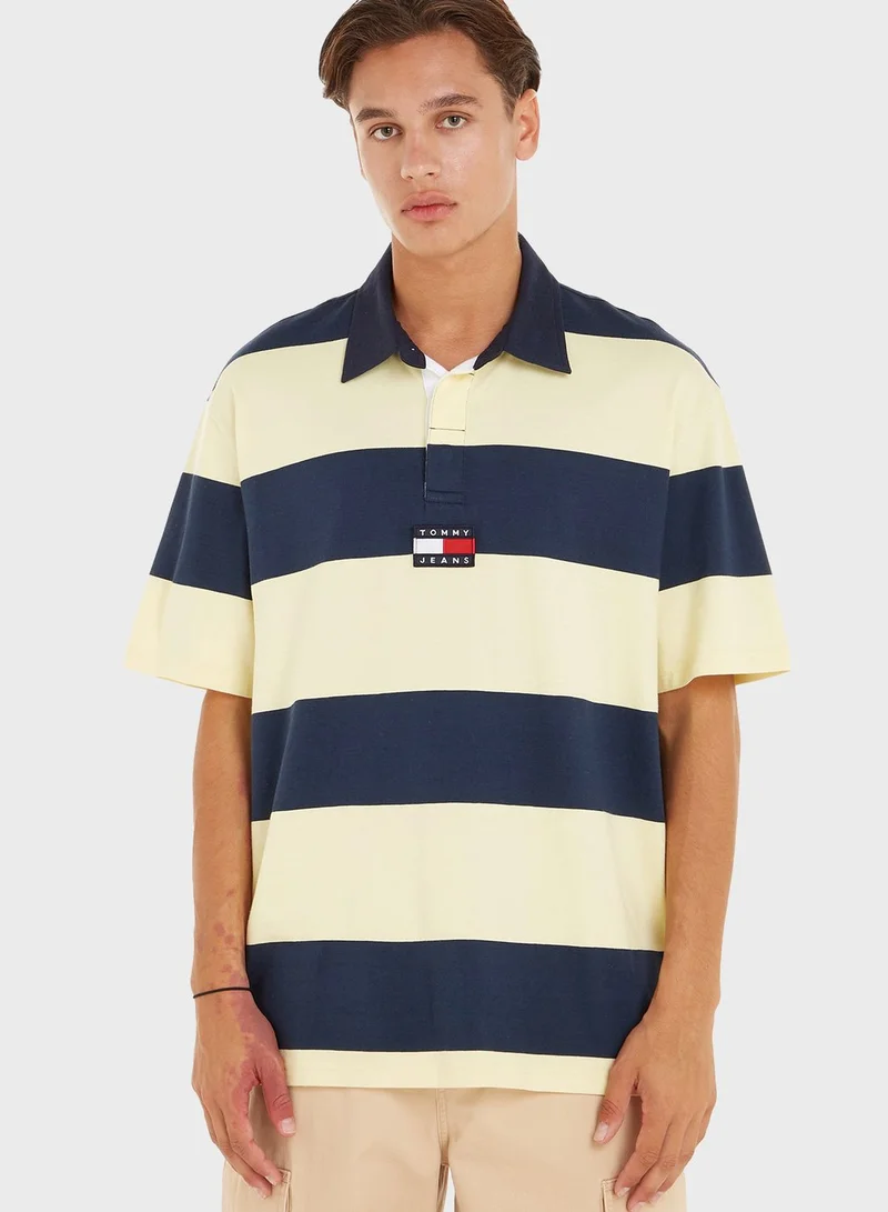 TOMMY JEANS Colorblock Polo