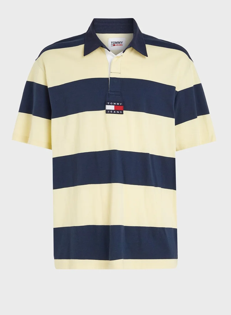 TOMMY JEANS Colorblock Polo