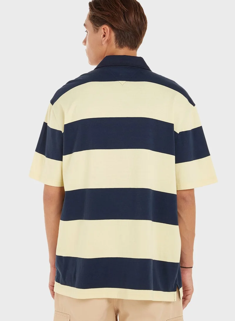 TOMMY JEANS Colorblock Polo