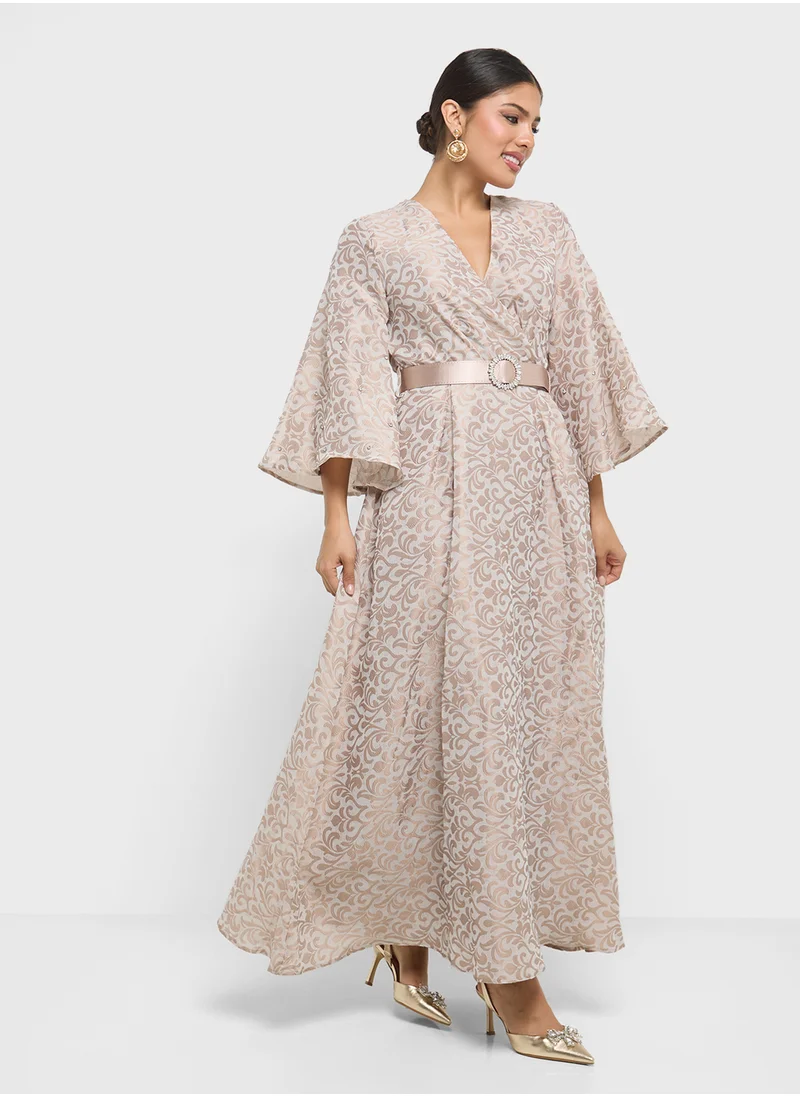 خزانة Printed A-Line Dress