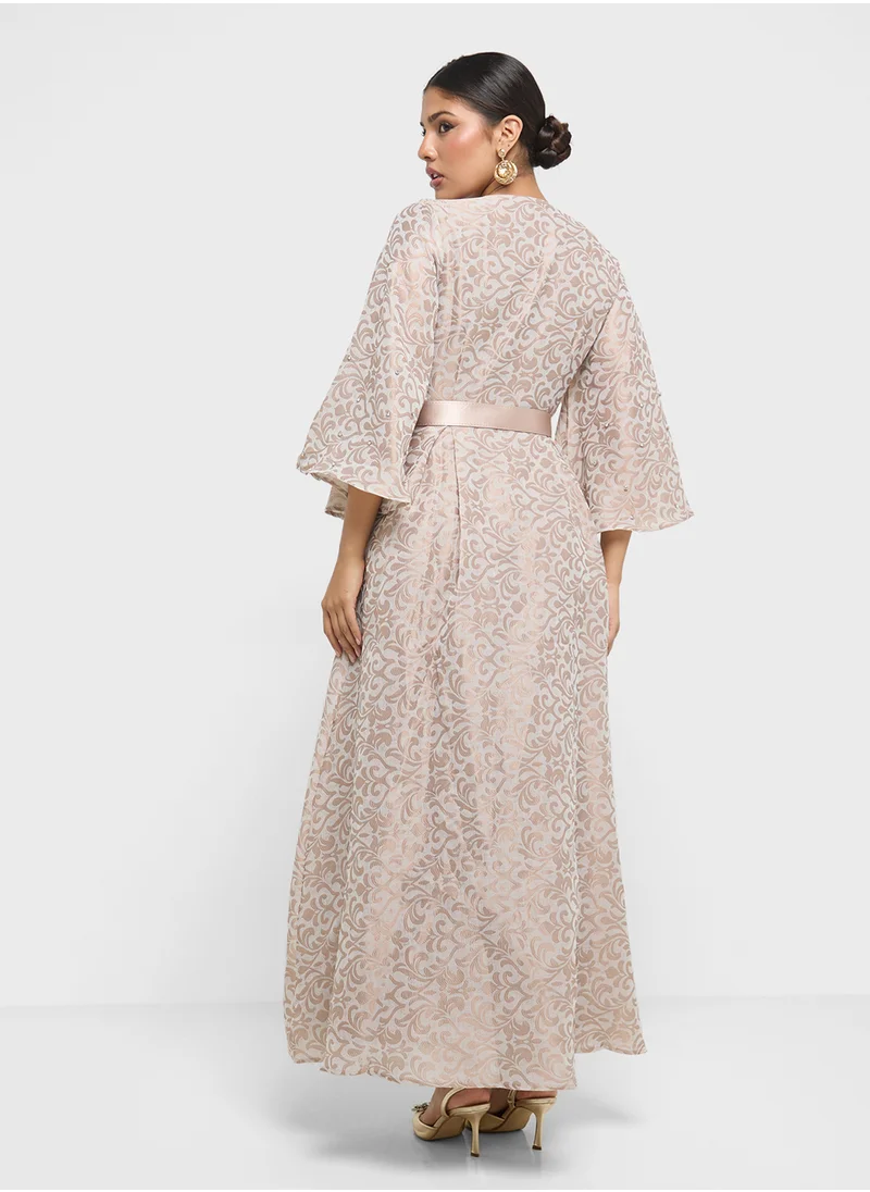 خزانة Printed A-Line Dress