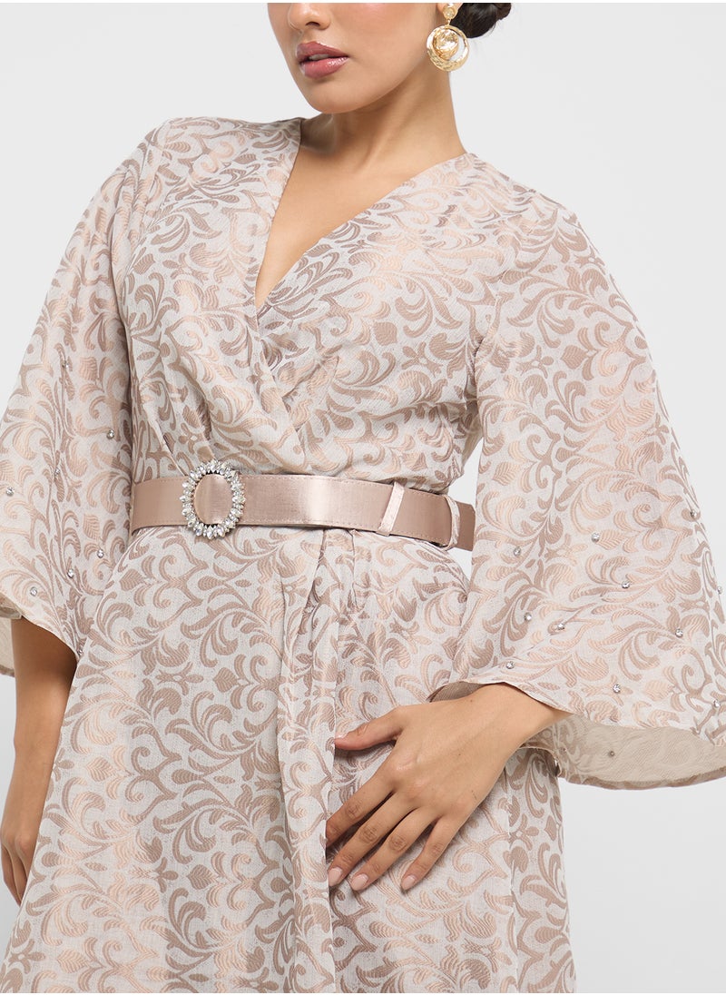 Khizana Printed A-Line Dress  - Image 3