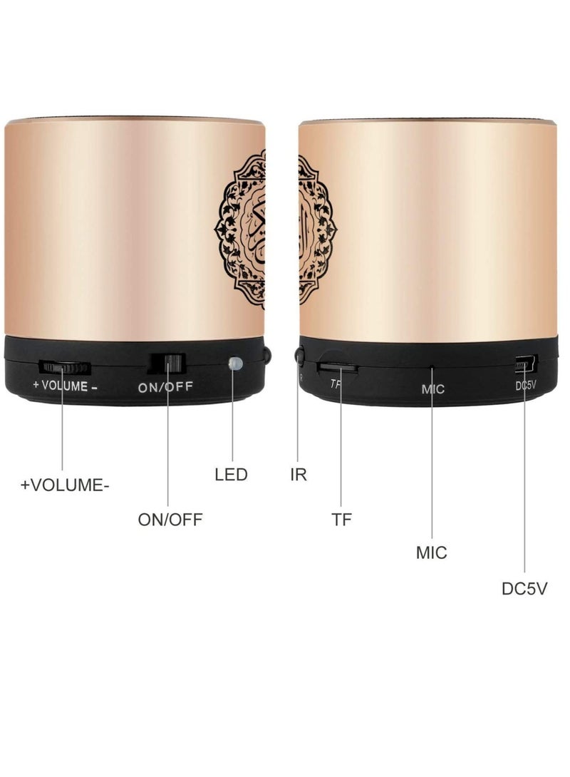 إلترازون Remote Control Speaker Portable Quran Speaker MP3 Player 8GB TF FM Quran Koran Translator USB Rechargeable Speaker - Image 4