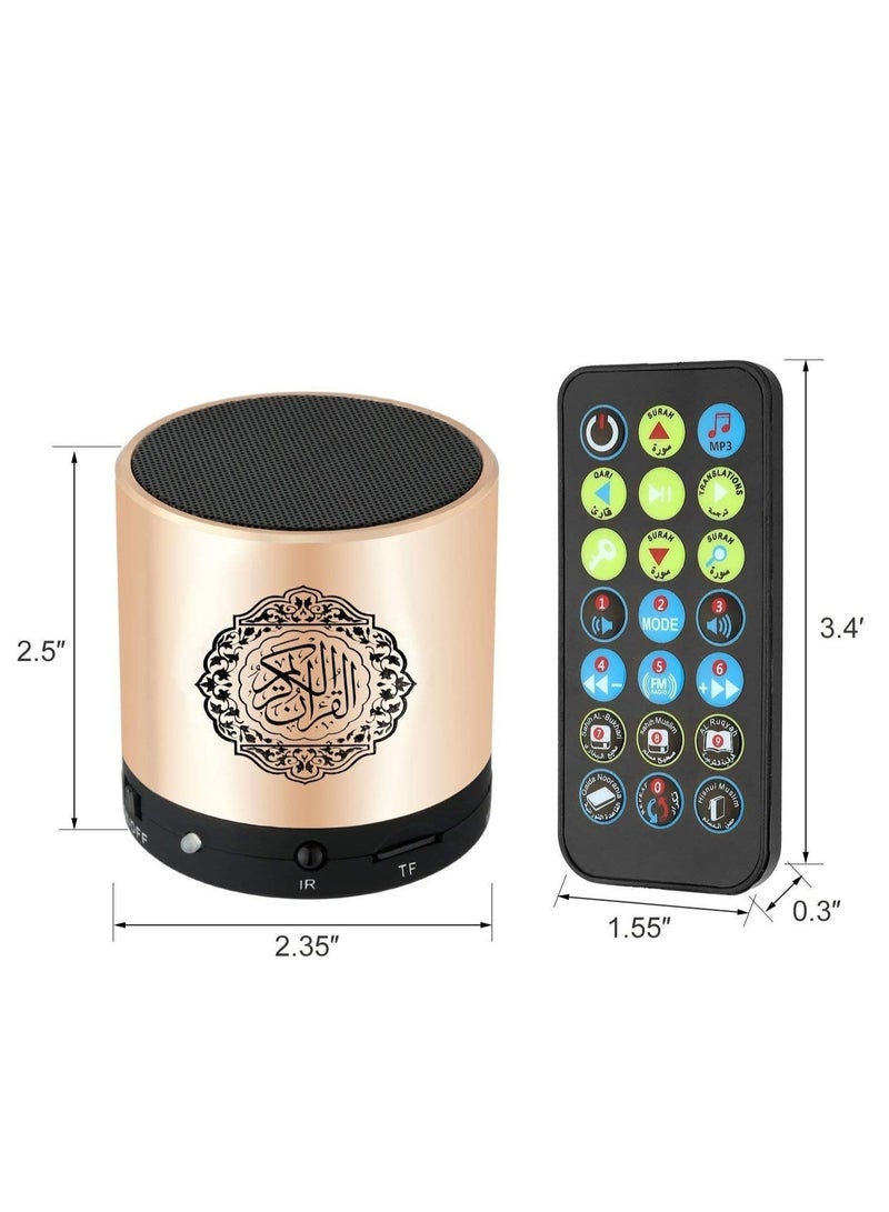 إلترازون Remote Control Speaker Portable Quran Speaker MP3 Player 8GB TF FM Quran Koran Translator USB Rechargeable Speaker - Image 3