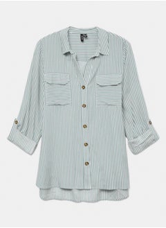 VERO MODA Vmbumpy L/S Shirt New Wvn Ga Noos 